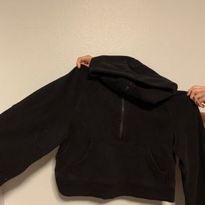 Lululemon Scuba Oversized 1/2 Zip Hoodie Black